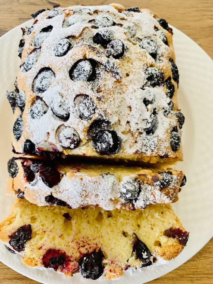 LEMON BLUEBERRY POUND CAKE - Taste Of Recipe