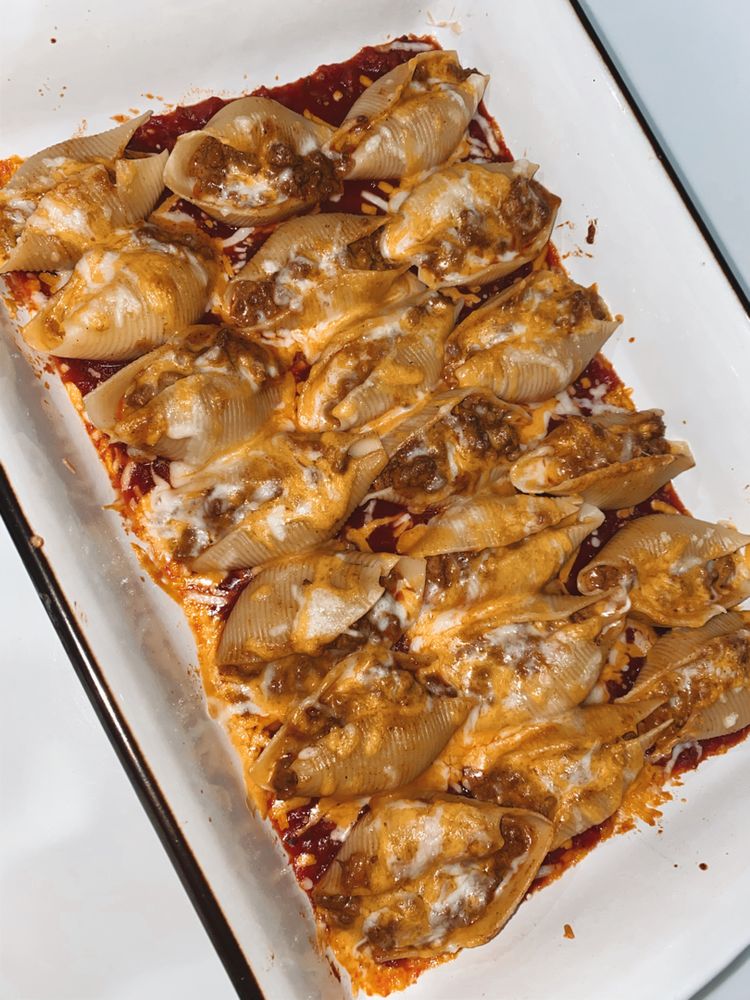TACO STUFFED SHELLS