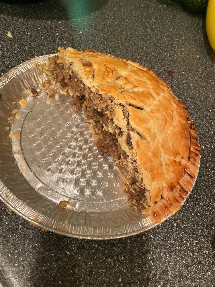 a French-Canadian meat pie