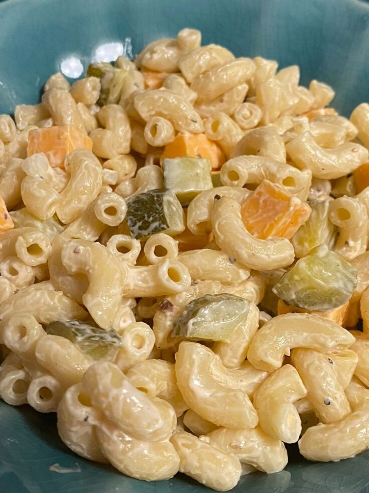 Dill Pickle Salad with Pasta Taste Of Recipe