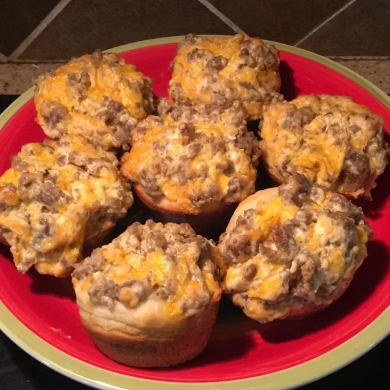 SAUSAGE AND CREAM CHEESE BISCUIT BITES