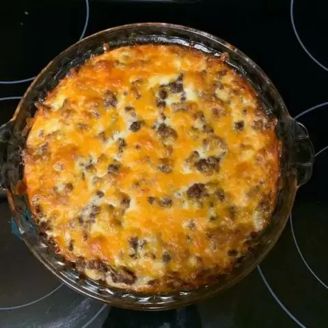 Impossible Cheeseburger Pie