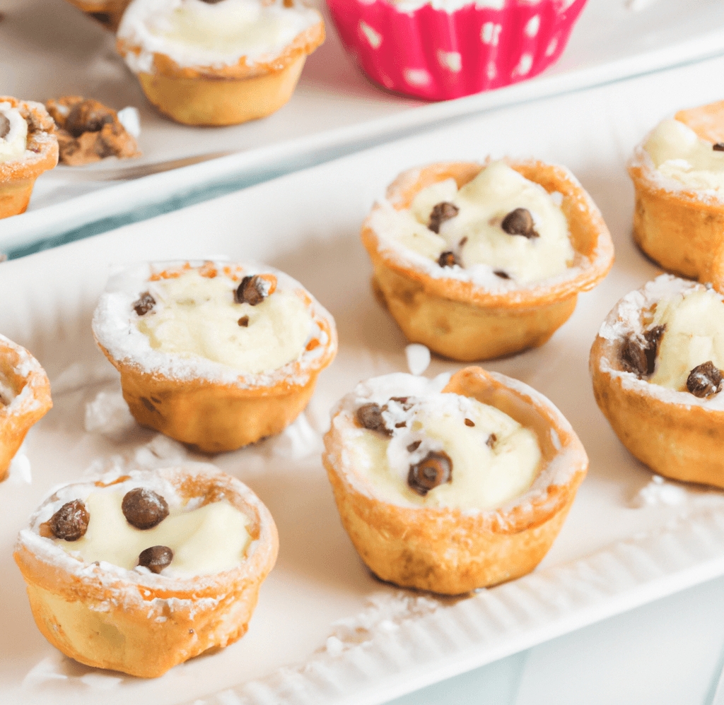 MINI CANNOLI CUPS 7 MINI CANNOLI CUPS