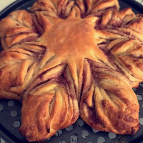 Christmas Star Twisted Bread