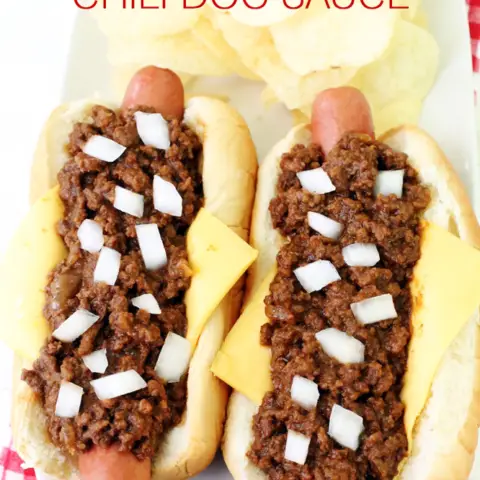 Chili Dog Sauce for Hot Dogs, Burgers & Fries