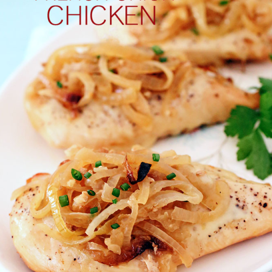 Slow Cooker French Onion Chicken Taste Of Recipe