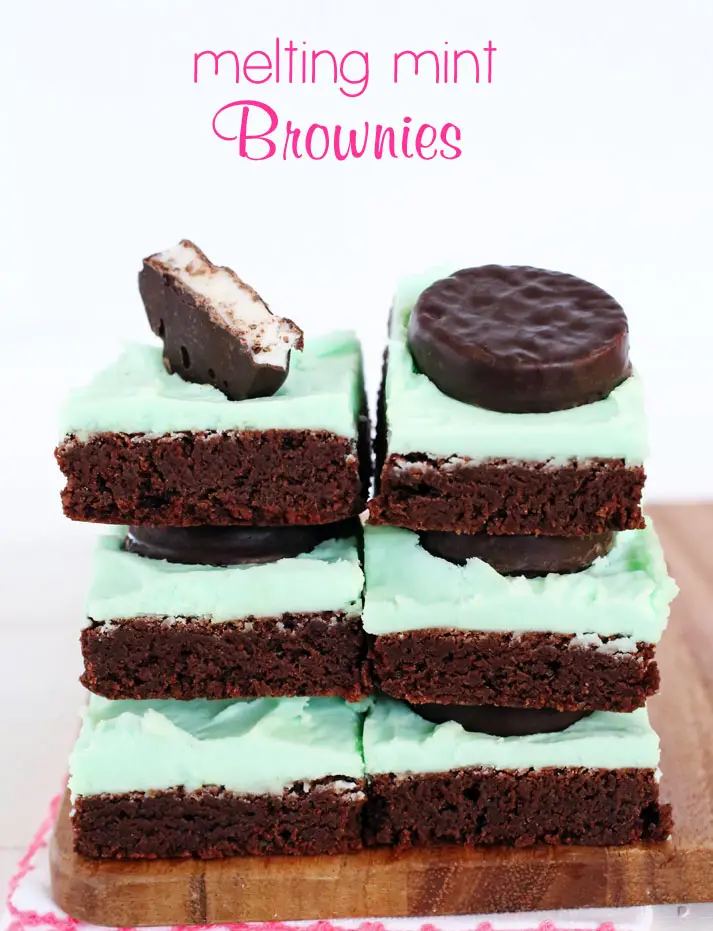 Melting Mint Brownies