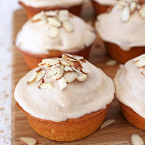 PUMPKIN MUFFINS WITH CREAM CHEESE ICING