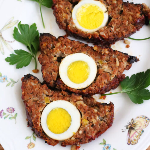 HARDBOILED EGG STUFFED MEATLOAF Taste Of Recipe