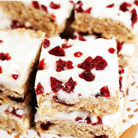 SOFT & CHEWY CRANBERRY WHITE CHOCOLATE OAT BARS
