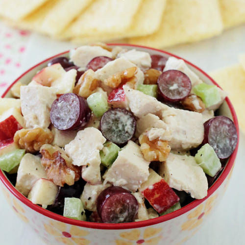 WALDORF CHICKEN SALAD - Taste Of Recipe