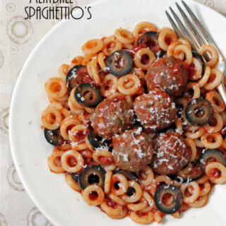 Spicy Meatball Homemade SpaghettiOs
