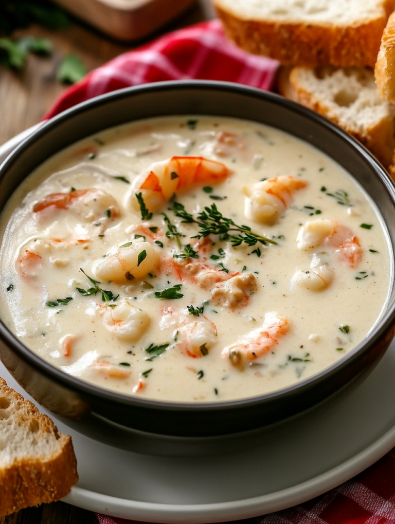 Crab and Shrimp Seafood Bisque