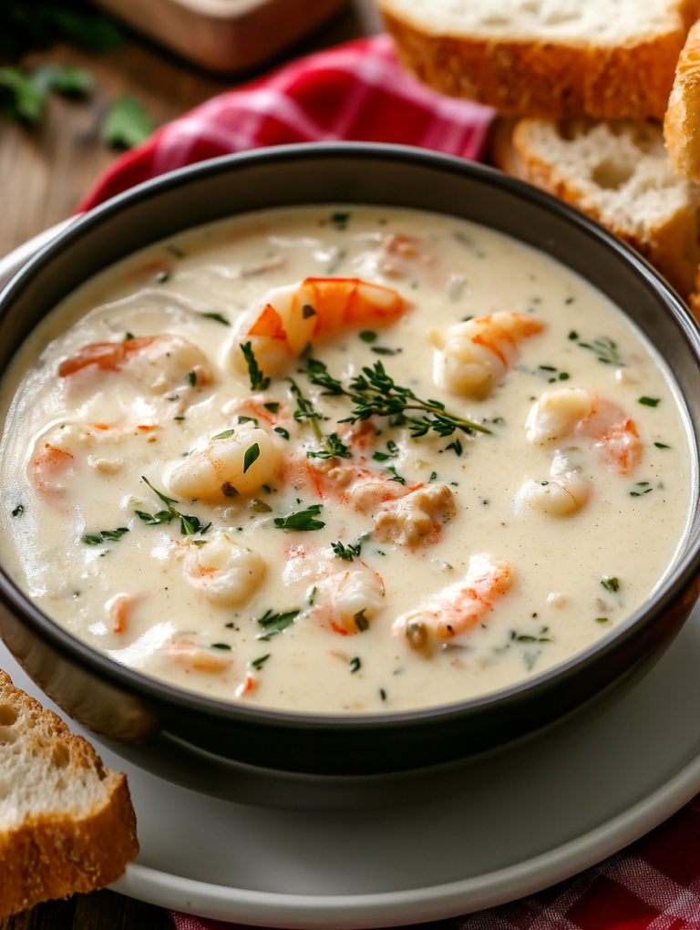 aspic7_A_bowl_of_creamyCrab_and_Shrimp_Seafood_Bisque__garnishe_4c29a1f7-0f8b-4905-9e8a-0b6f5d9ee92e