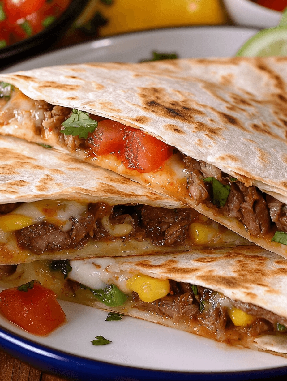 Loaded Steak Quesadillas 8 Loaded Steak Quesadillas