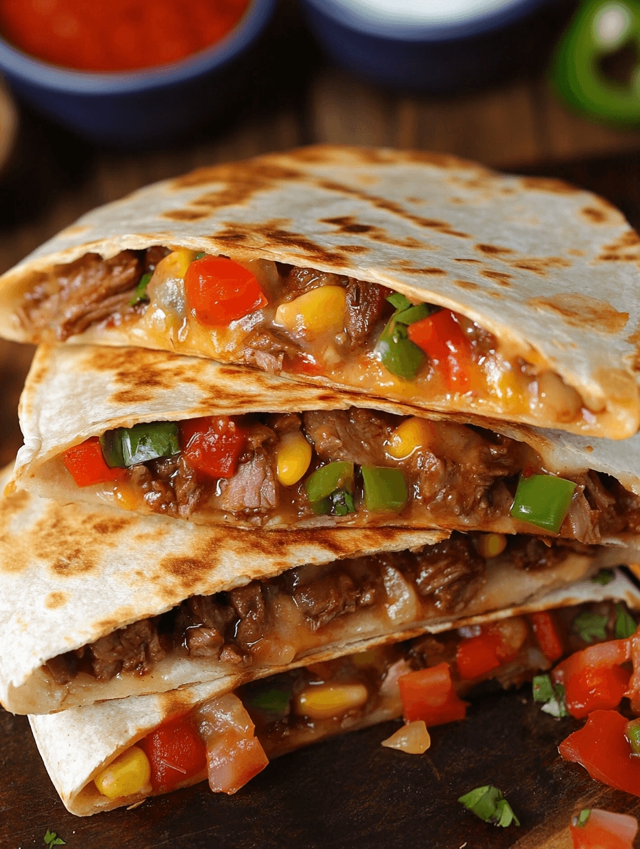 Loaded Steak Quesadillas 7 Loaded Steak Quesadillas