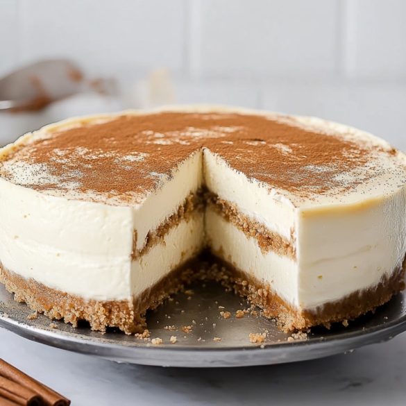 Cinnamon Roll Cheesecake Recipe