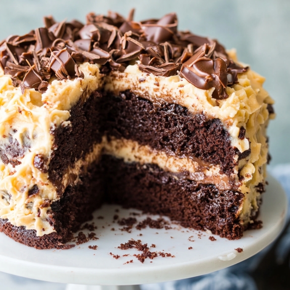 Homemade German Chocolate Cake