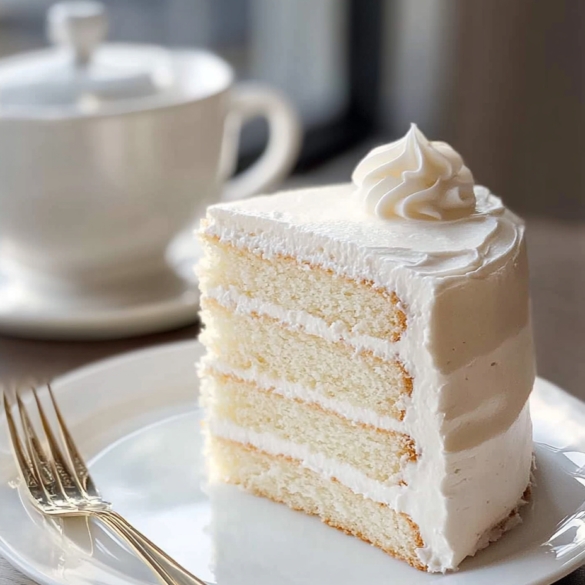 Irresistible Heavenly White Snack Cake