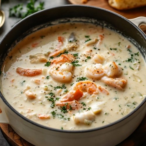 Crab and Shrimp Seafood Bisque 6 Crab and Shrimp Seafood Bisque