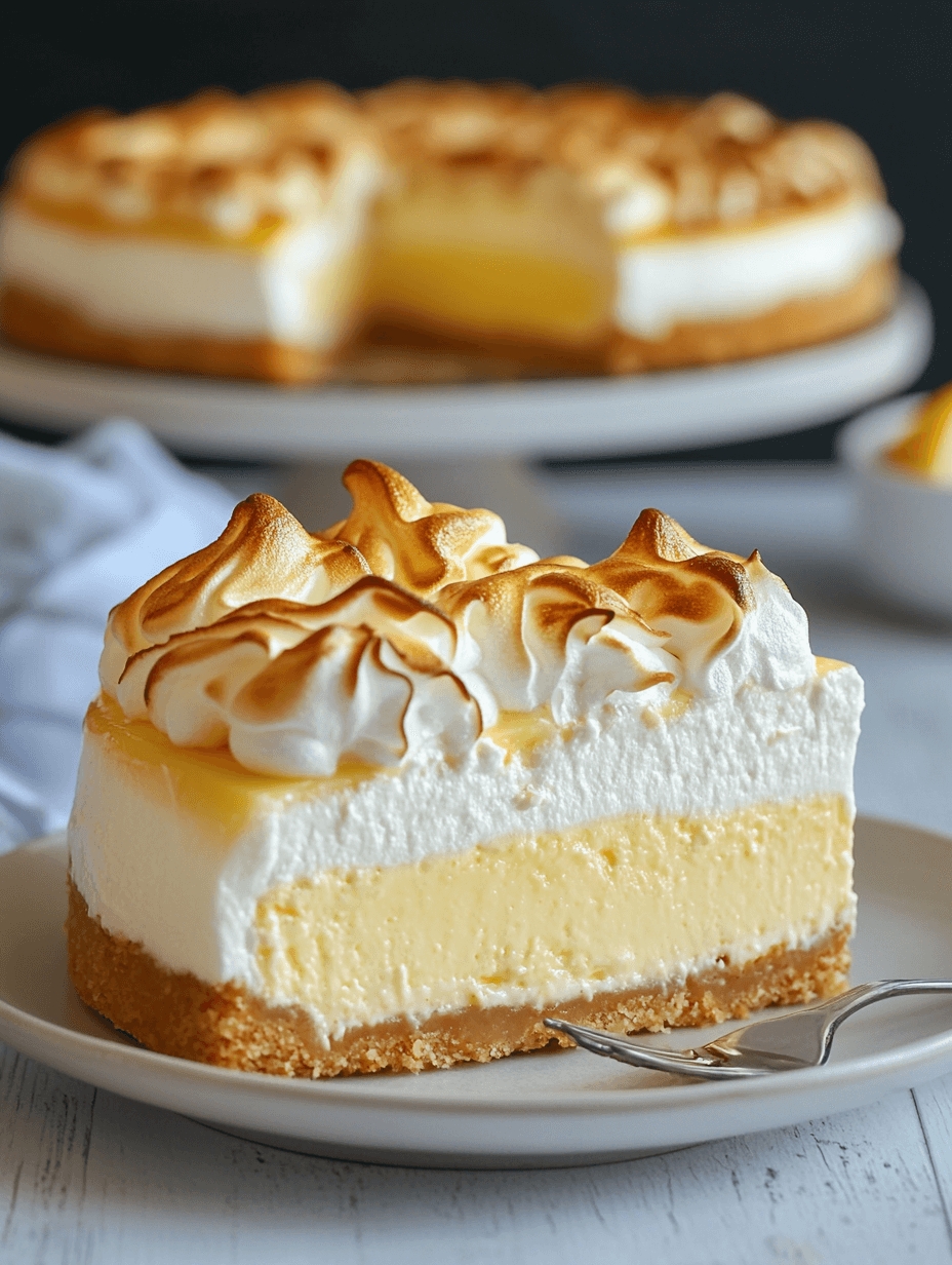 Lemon Meringue Cheesecake 7 Lemon Meringue Cheesecake