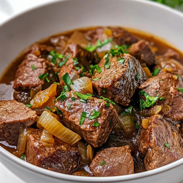 Slow Cooker Steak Soup