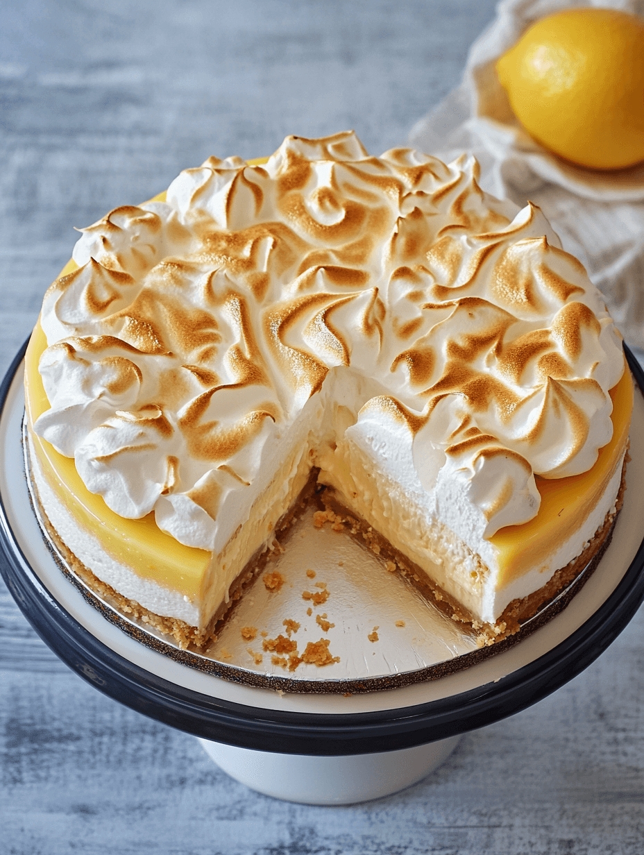Lemon Meringue Cheesecake 6 Lemon Meringue Cheesecake