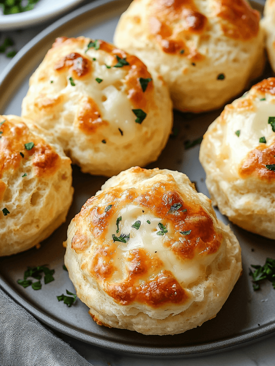 Pillsbury Biscuit Garlic Butter Cheese Bombs