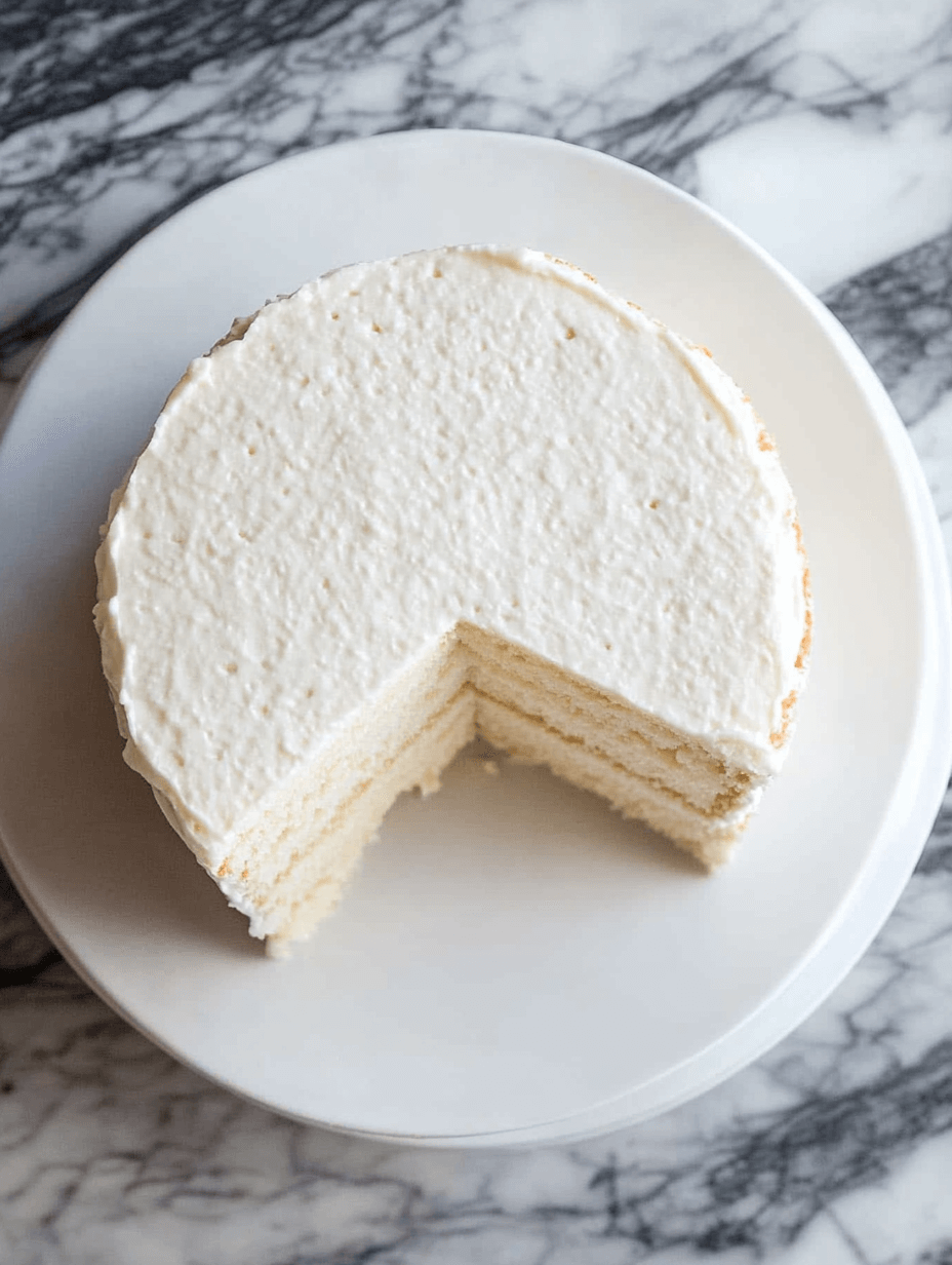 Irresistible Heavenly White Snack Cake