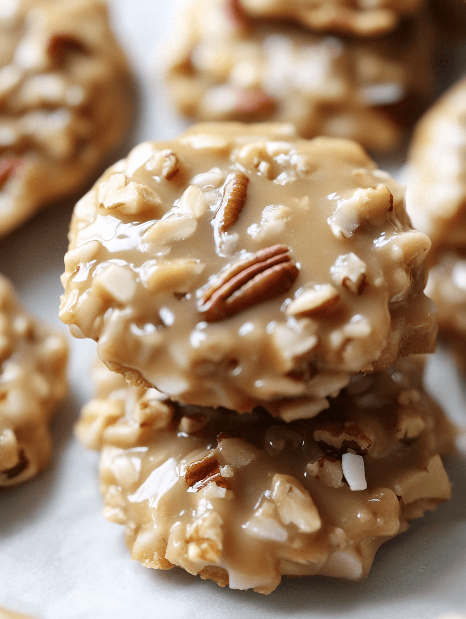 No-Bake Coconut Pecan Praline