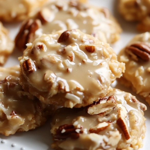 No-Bake Coconut Pecan Praline