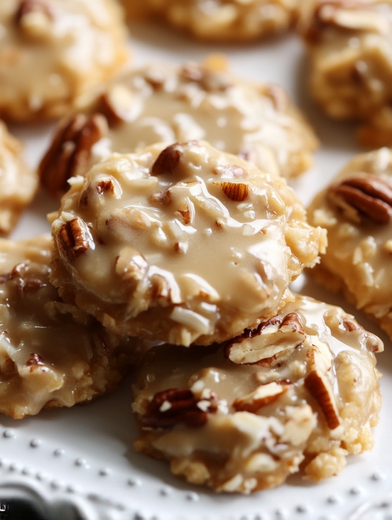 No-Bake Coconut Pecan Praline