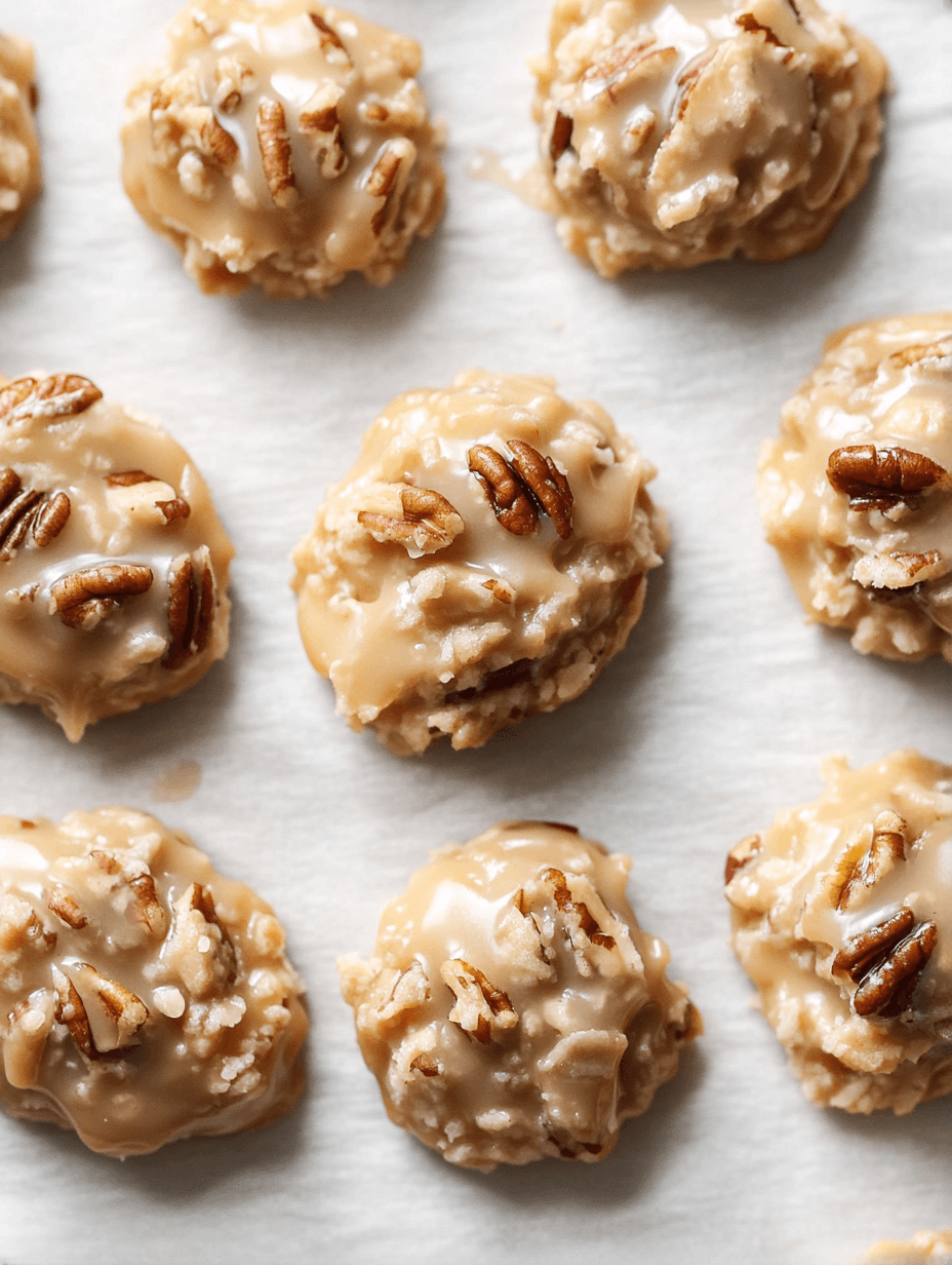 No-Bake Coconut Pecan Praline