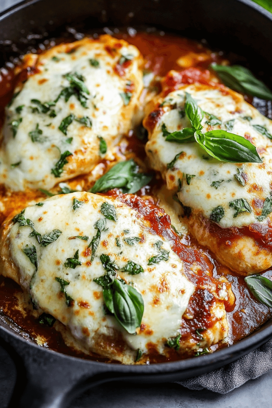 Chicken Mozzarella Skillet 5 Chicken Mozzarella Skillet