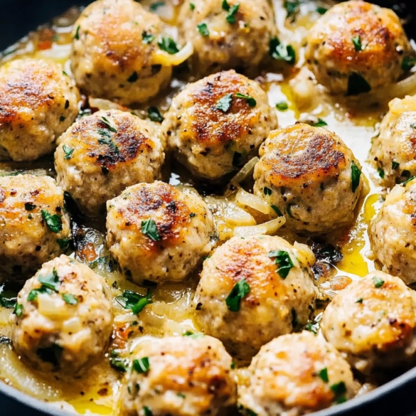 Chicken Piccata Meatballs