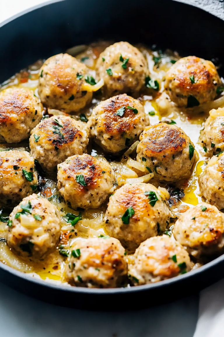 Chicken Piccata Meatballs
