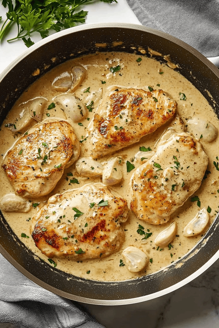 Creamy Garlic Chicken 5 Creamy Garlic Chicken