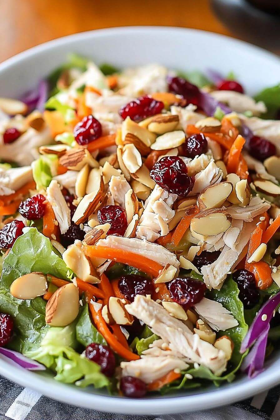 Asian Chicken Cranberry Salad