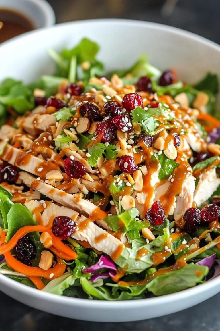 Asian Chicken Cranberry Salad