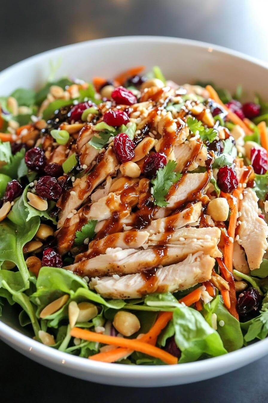 Asian Chicken Cranberry Salad