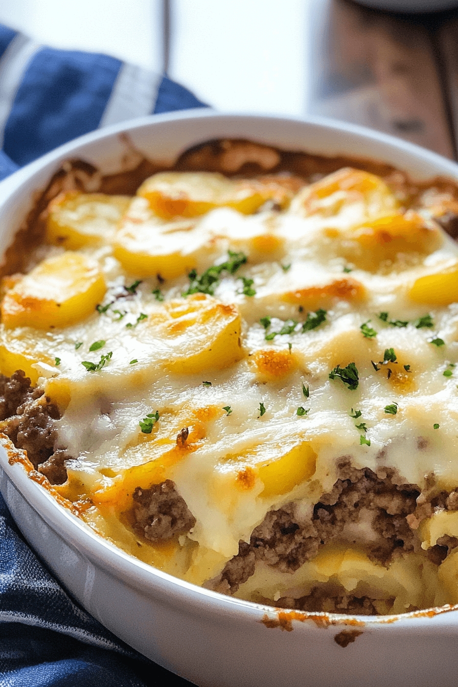 Cheesy Hamburger Potato Casserole: A Comforting, Hearty Meal 5 Cheesy Hamburger Potato Casserole