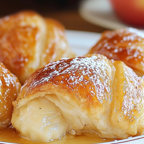 Crescent Roll Apple Dumplings 6 Crescent Roll Apple Dumplings