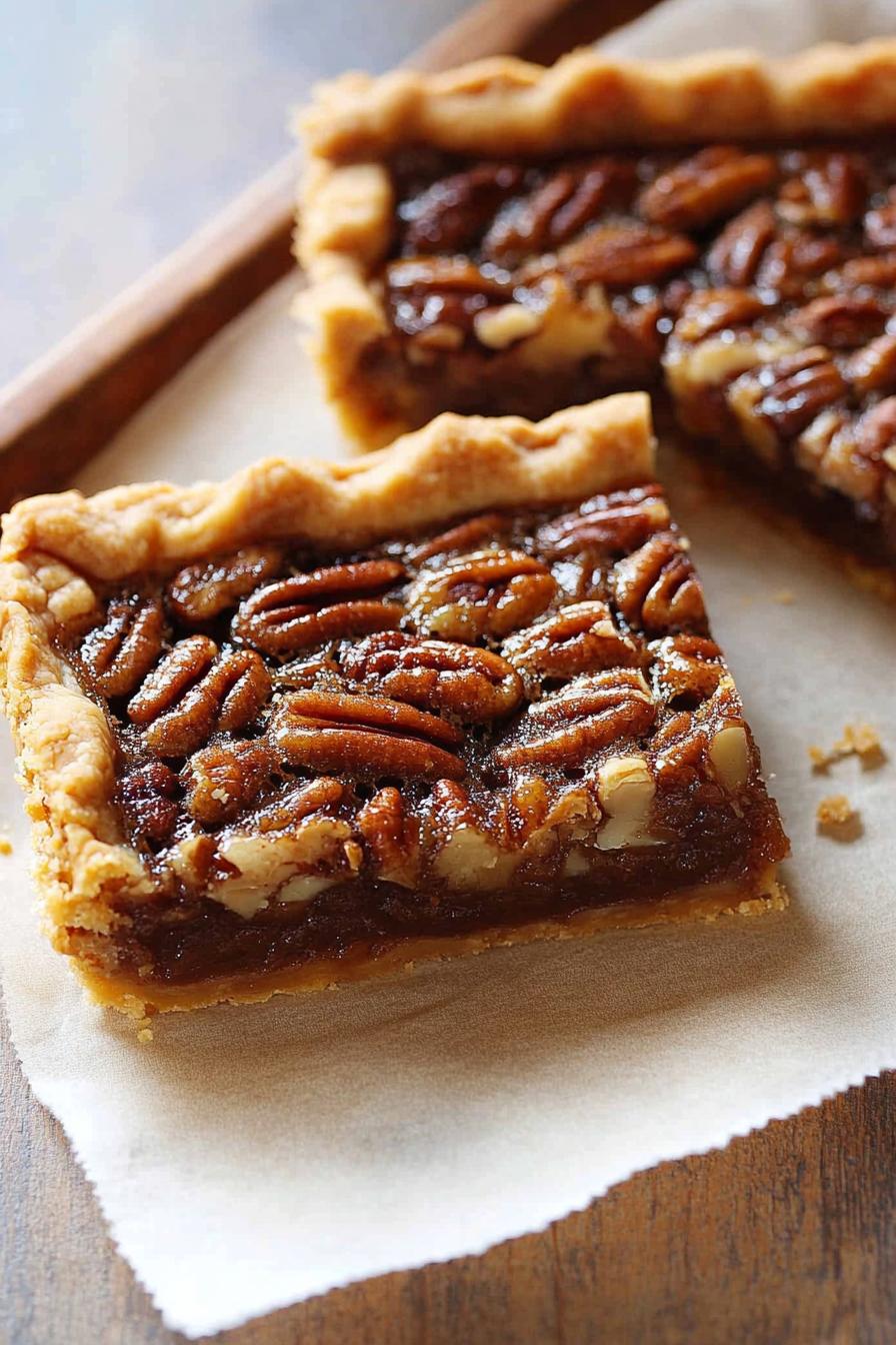 Lazy Pecan Pie Bars