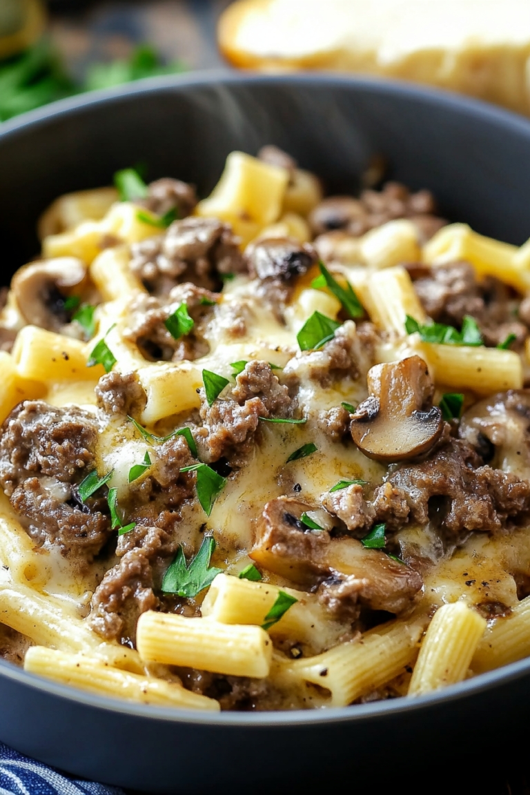 Philly Cheesesteak Pasta
