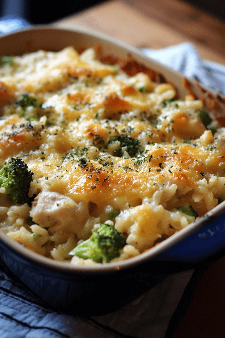 One Pot Cheesy Chicken Broccoli Rice Casserole 5 One Pot Cheesy Chicken Broccoli Rice Casserole