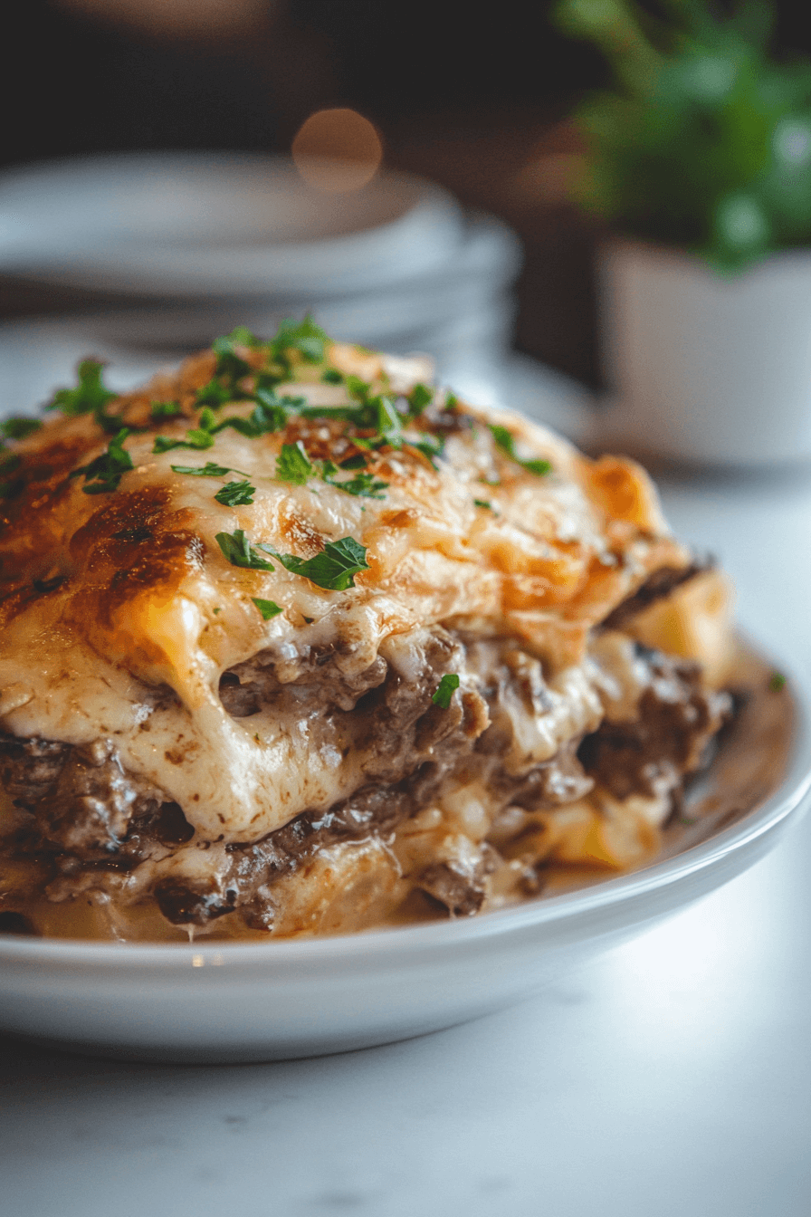 PHILLY CHEESE STEAK CASSEROLE