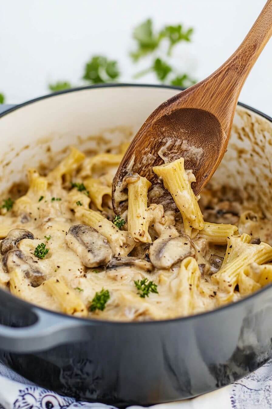Creamy Chicken Marsala Casserole
