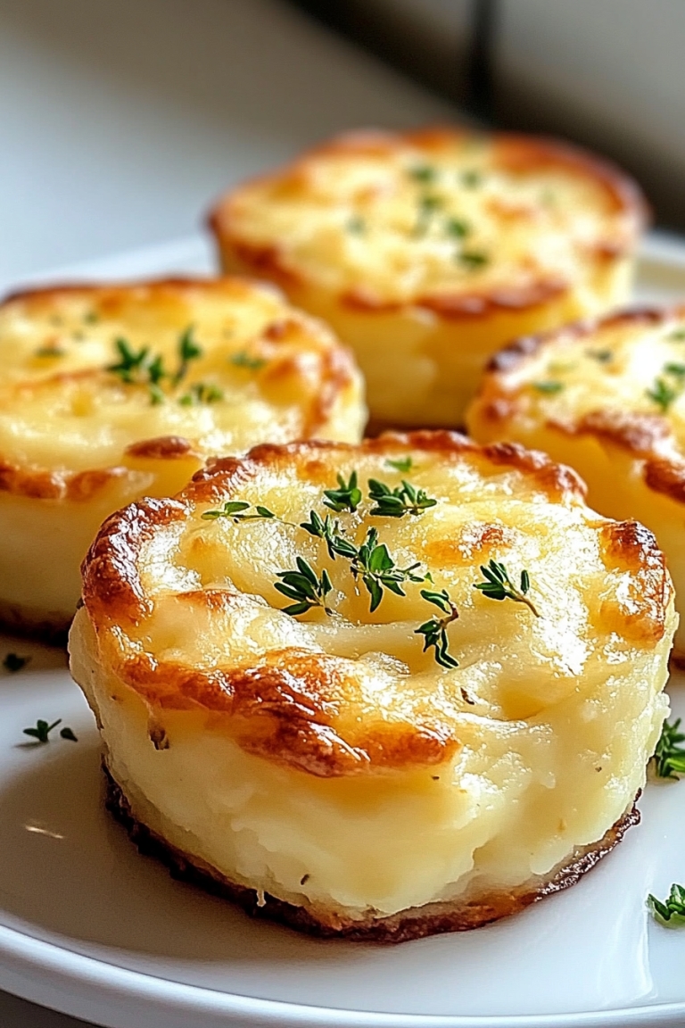 Cheesy Mashed Potato Puffs