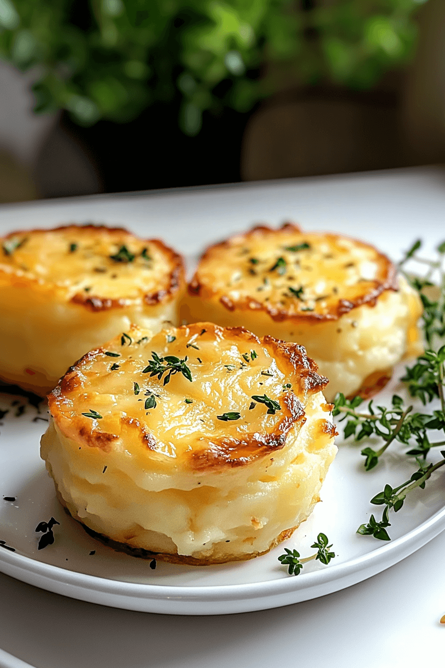 Cheesy Mashed Potato Puffs