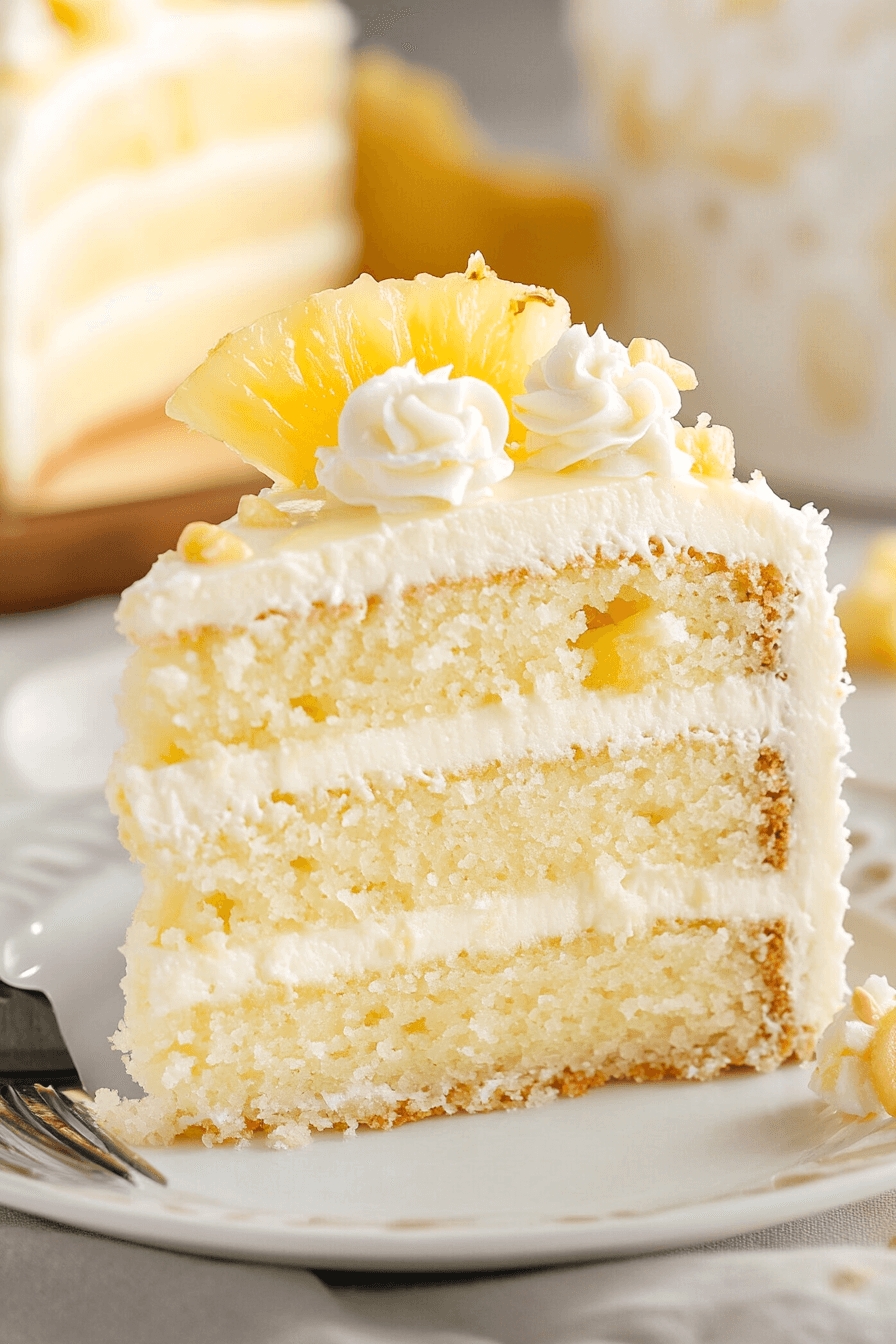 Pineapple Coconut Surprise Cake 7 Pineapple Coconut Surprise Cake